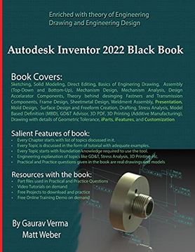 portada Autodesk Inventor 2022 Black Book (in English)