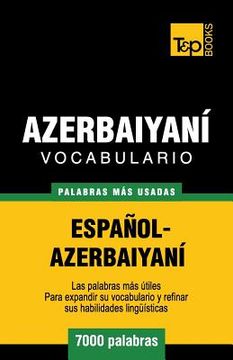 portada Vocabulario español-azerbaiyaní - 7000 palabras más usadas