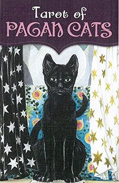 portada Tarot of the Pagan Cats - Mini Tarot: 78 Full Colour Tarot Cards and Instructions (en Inglés)