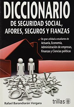 portada diccionario de seguridad social, afores, seguros y fianzas