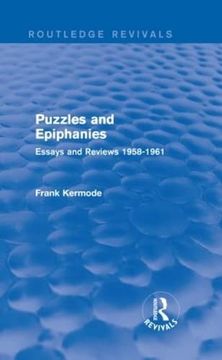 portada Puzzles and Epiphanies (Routledge Revivals): Essays and Reviews 1958-1961 (in English)