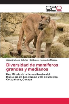 portada Diversidad de Mamíferos Grandes y Medianos: Una Mirada de la Fauna Silvestre del Municipio de Tepelmeme Villa de Morelos, Coixtlahuca, Oaxaca