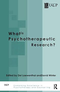 portada What is Psychotherapeutic Research? (The United Kingdom Council for Psychotherapy Series) (en Inglés)