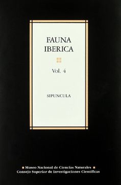 portada Fauna ibérica. Vol. 4. Sipuncula