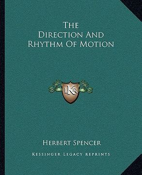 portada the direction and rhythm of motion (en Inglés)