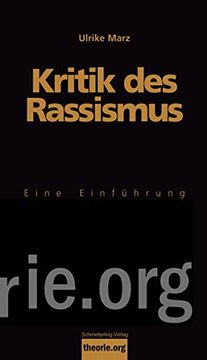 portada Kritik des Rassismus: Eine Einführung (Theorie. Org) (en Alemán)