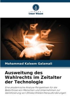 portada Ausweitung des Wahlrechts im Zeitalter der Technologie (en Alemán)