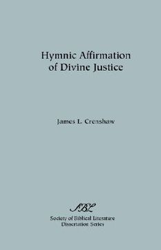 portada hymnic affirmation of divine justice (in English)