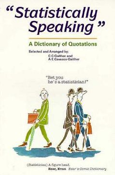 portada statistically speaking: a dictionary of quotations