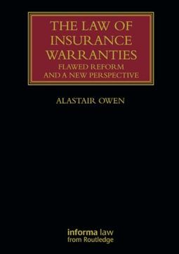 portada The law of Insurance Warranties (Lloyd's Insurance law Library) (en Inglés)