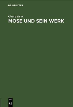 portada Mose und Sein Werk (en Alemán)