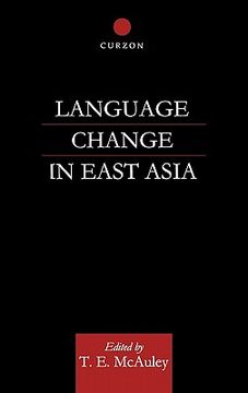 portada language change in east asia (en Inglés)