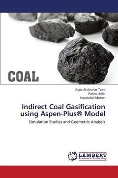 portada Indirect Coal Gasification using Aspen-Plus® Model