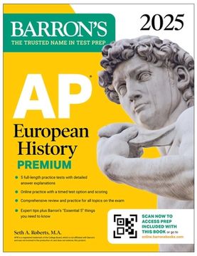 portada AP European History Premium, 2025: 5 Practice Tests + Comprehensive Review + Online Practice (en Inglés)