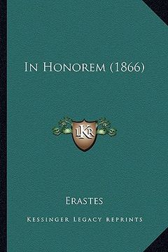 portada in honorem (1866) (en Inglés)