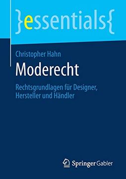 portada Moderecht: Rechtsgrundlagen für Designer, Hersteller und Händler (in German)