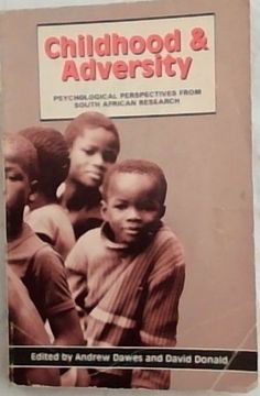 portada Childhood & Adversity: Psychological Perspectives From South African Research (en Inglés)