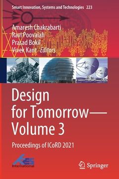 portada Design for Tomorrow--Volume 3: Proceedings of Icord 2021