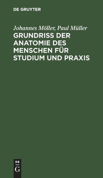 portada Grundriss der Anatomie des Menschen fã â¼r Studium und Praxis (German Edition) [Hardcover ] (in German)