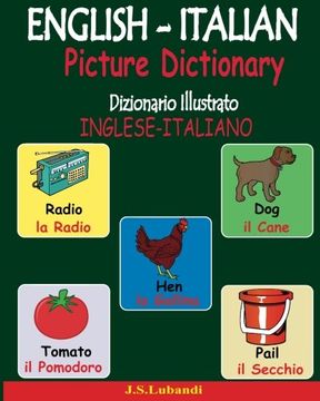 portada ENGLISH-ITALIAN Picture Dictionary (Dizionario Illustrato INGLESE-ITALIANO) (Italian Edition)