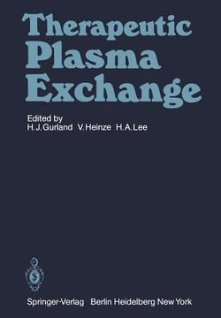 portada therapeutic plasma exchange (in English)