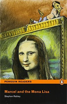 portada Penguin Readers es: Marcel and Mona Lisa Book & cd Pack: Easystarts (Pearson English Graded Readers) - 9781405880640 (in English)