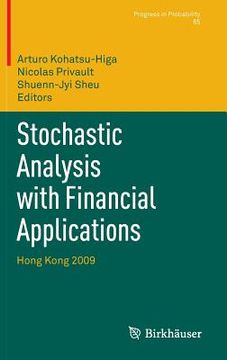 portada stochastic analysis with financial applications: hong kong 2009 (en Inglés)