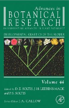portada developmental genetics of the flower (in English)