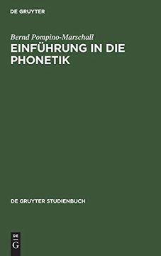 portada Einführung in die Phonetik: 2 (Gruyter - de Gruyter Studienbücher) (de Gruyter Studienbuch) (en Alemán)