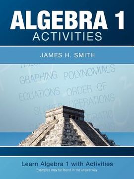 portada algebra 1 activities (en Inglés)