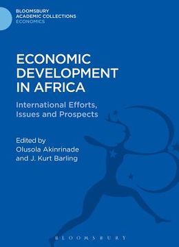 portada Economic Development in Africa: International Efforts, Issues and Prospects (en Inglés)