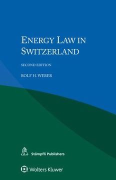 portada Energy Law in Switzerland (in English)