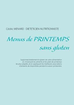 portada Menus de printemps sans gluten (en Francés)
