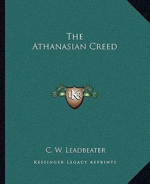 portada the athanasian creed (en Inglés)