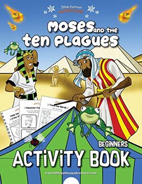 portada Moses and the ten Plagues Activity Book: 4 (Beginners) (in English)