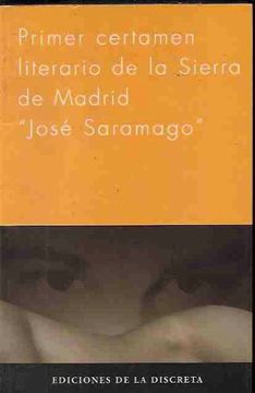 portada Primer Certamen Literario de la Sierra de Madrid, Jose Saramago