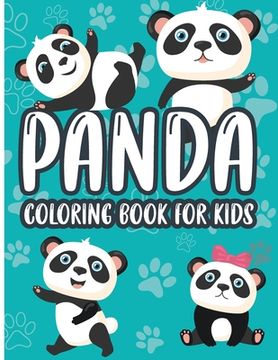 portada Panda Coloring Book for Kids: Charming Panda Coloring Book, Gorgeous Designs with Cute Panda for Relaxation and Stress Relief (en Inglés)