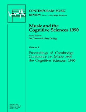 portada music and the cognitive sciences 1990 (en Inglés)