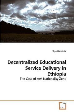 portada decentralized educational service delivery in ethiopia (en Inglés)