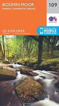 portada Ordnance Survey Explorer 109 Bodmin Moor map With Digital Version (en Inglés)