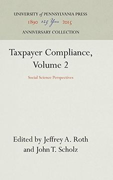 portada Taxpayer Compliance, Volume 2: Social Science Perspectives: V. 2 (Law in Social Context) (en Inglés)