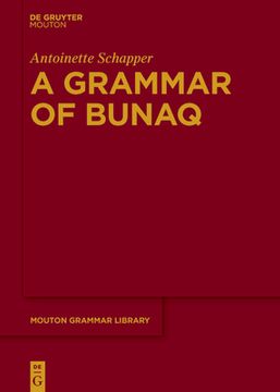 portada A Grammar of Bunaq (en Inglés)