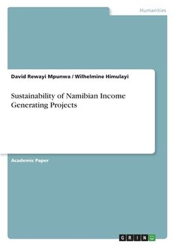 portada Sustainability of Namibian Income Generating Projects (en Inglés)