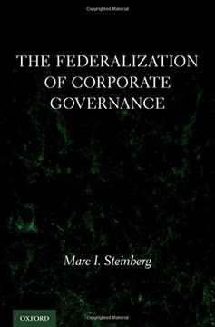 portada The Federalization of Corporate Governance (en Inglés)
