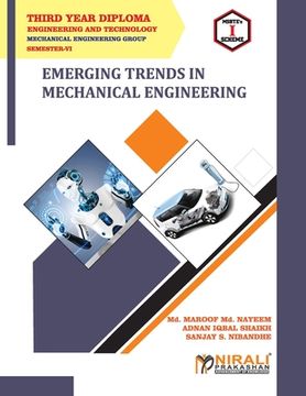 portada Emerging Trends in Mechanical Engineering (22652) (en Inglés)