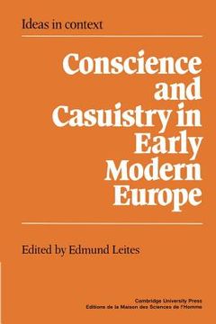 portada Conscience and Casuistry in Early Modern Europe Paperback (Ideas in Context) (in English)