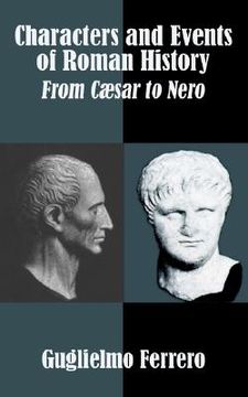 portada characters and events of roman history: from caesar to nero (in English)