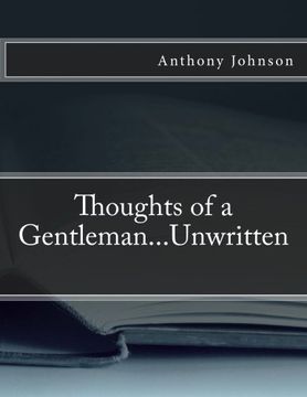 portada Thoughts of a Gentleman...Unwritten
