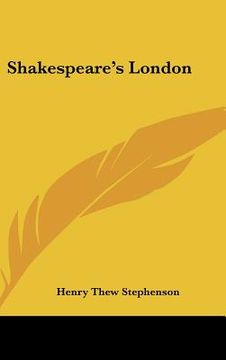 portada shakespeare's london (en Inglés)