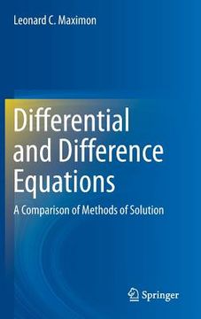 portada Differential and Difference Equations: A Comparison of Methods of Solution (in English)